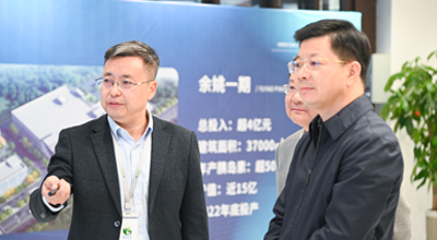 余姚市市长沃勇特一行莅临宁波678体育调研指导工作